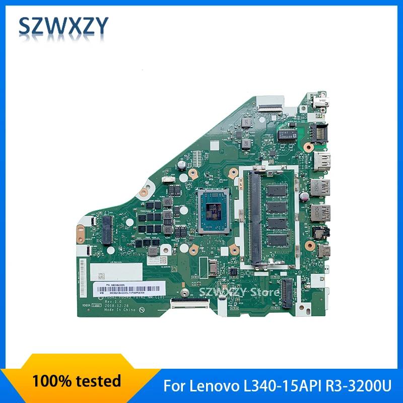 Lenovo Ideapad L340-15API Ʈ , , R3-3200U CPU, 4GB RAM NM-C101, DDR4 MB, 5B20S42225,  